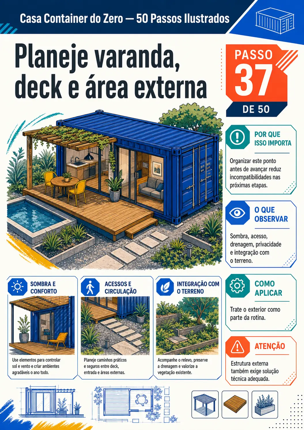 Prévia do passo 37: varanda, deck e área externa